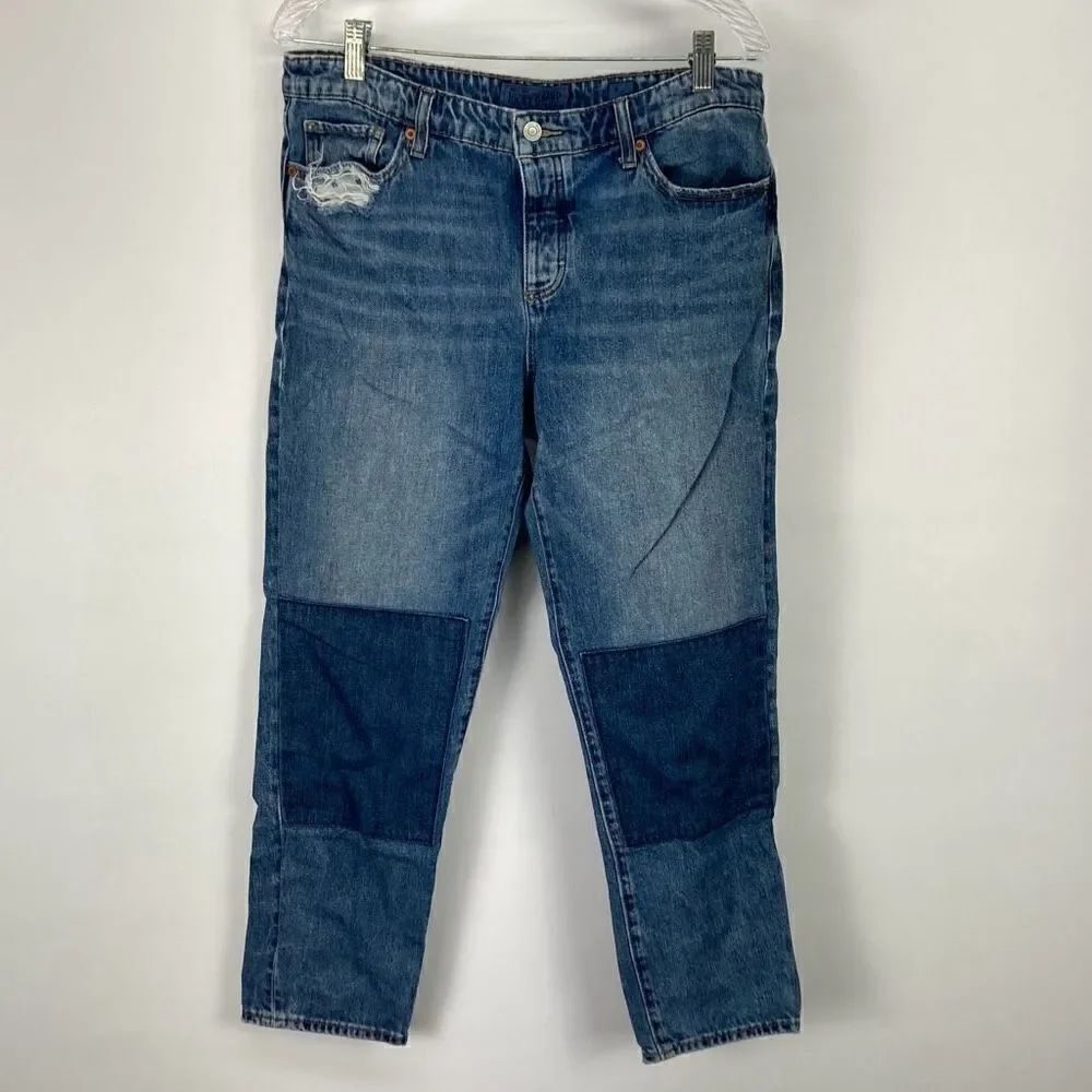 Lucky Brand Patch Jeans Denim Womens size 8